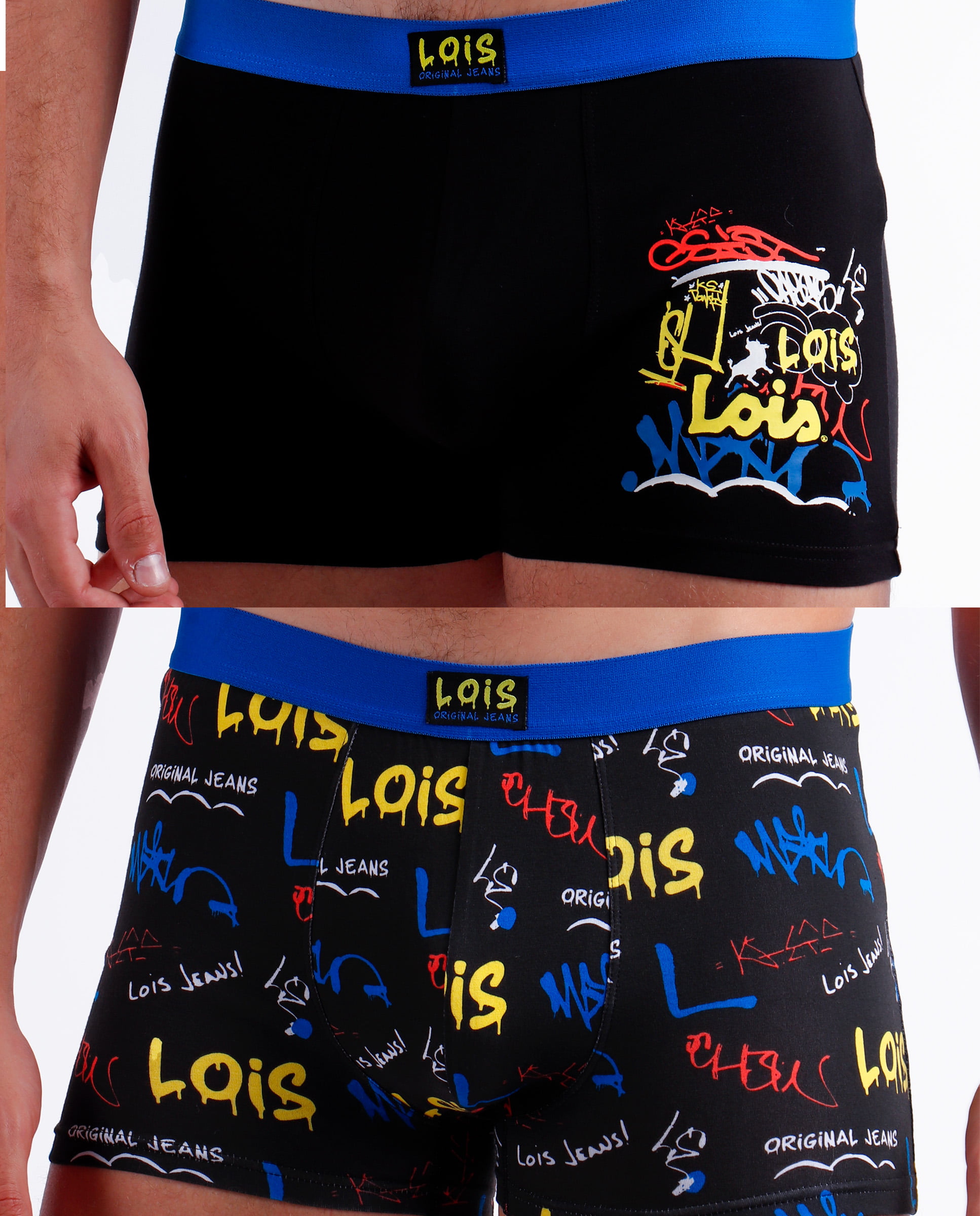 2 Pack Boxers Graffiti Lois Jeans Portugal Desde 1962 2639